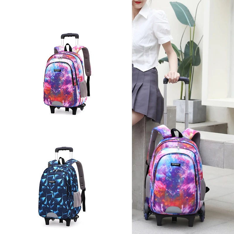 Student Trolley Teenagers School Book Girl Wheeled Trolley For Backpack Star School Roller Waterproof Bag Sky Travel Kids Bag
Student Trolley Teenagers School Book Girl Wheeled Trolley For Backpack Star School Roller Waterproof Bag Sky Travel Kids Bag