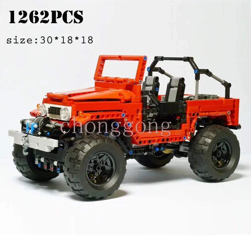 New Moc 4889 FJ40 Tracked Remote Control Racing Building Blocks Assembled Model Building Blocks Leping Toy Birthday Gift
New Moc 4889 FJ40 Tracked Remote Control Racing Building Blocks Assembled Model Building Blocks Leping Toy Birthday Gift
