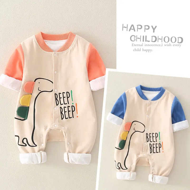 Детский осенний комбинезон, хлопковый Детский комбинезон для мальчиков, милый мультяшный комбинезон для новорожденных на 100 дней, весна и о... 
Детский осенний комбинезон, хлопковый Детский комбинезон для мальчиков, милый мультяшный комбинезон для новорожденных на 100 дней, весна и о...