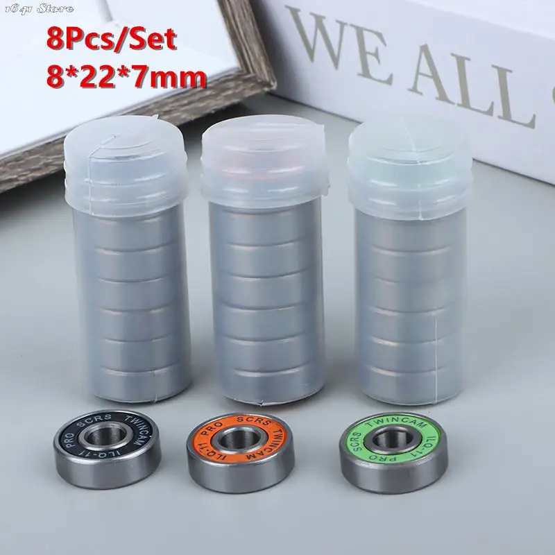 NEW 8Pcs/Set 608 RS Bearing ILQ-11 Longboard Speed Inline Skate Wheel Bearing Skate Scooter Smooth Skate Scooter Bearing
NEW 8Pcs/Set 608 RS Bearing ILQ-11 Longboard Speed Inline Skate Wheel Bearing Skate Scooter Smooth Skate Scooter Bearing