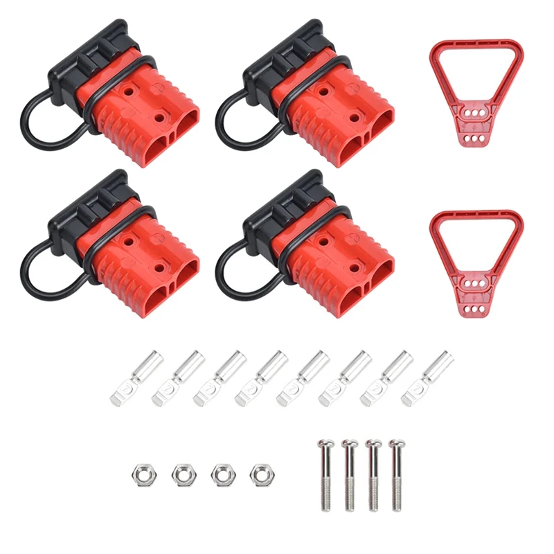 4 Pcs 2-4 Gauge Connector Plug 175A 12-36V Battery Quick Connector Red Battery Quick Disconnect Wire Harness Plug Kit
4 Pcs 2-4 Gauge Connector Plug 175A 12-36V Battery Quick Connector Red Battery Quick Disconnect Wire Harness Plug Kit
