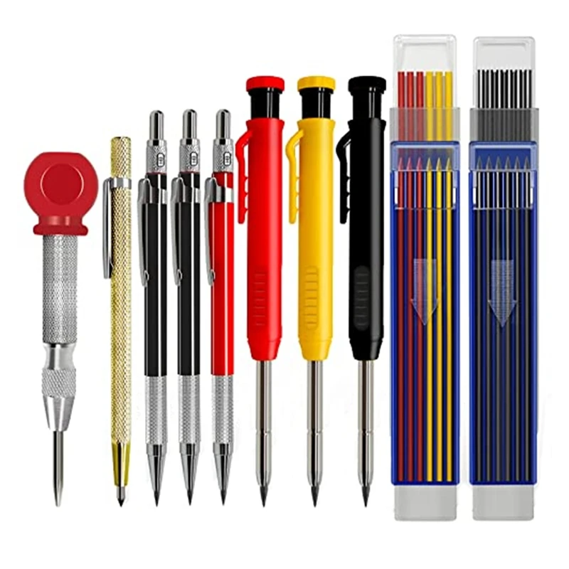 Mechanical Carpenter Pencils With Marker Refills Carpenter Scriber Tool Woodworking Pencils Marker Tools For Carpentry
Mechanical Carpenter Pencils With Marker Refills Carpenter Scriber Tool Woodworking Pencils Marker Tools For Carpentry