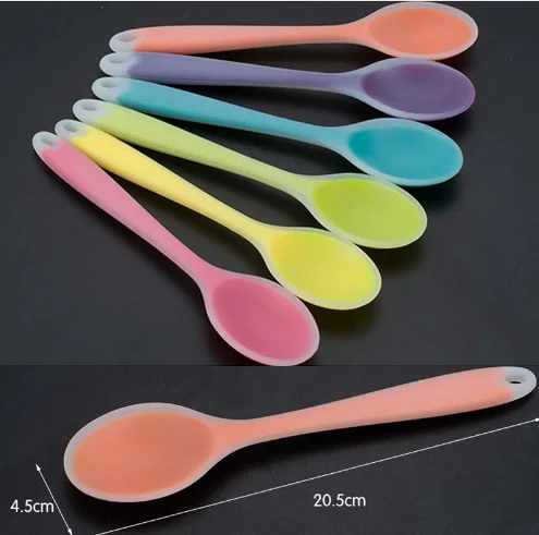 1PC Colorful Silicone Spoon Tableware Heat Resistant Easy To Clean Non-stick Rice Spoons Cooking Kitchen Tools Kitchenware Spoon
1PC Colorful Silicone Spoon Tableware Heat Resistant Easy To Clean Non-stick Rice Spoons Cooking Kitchen Tools Kitchenware Spoon