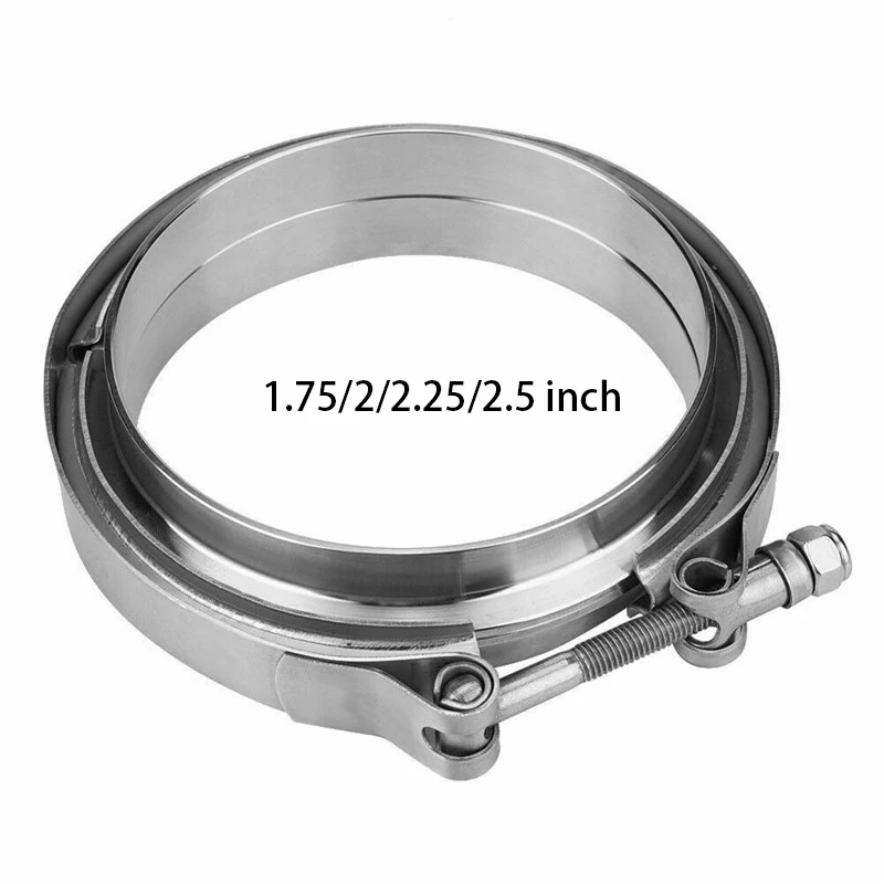 1.75/2/2.25/2.5 inch Stainless Steel Universal Standard V Band Clamp Male Female Flange Exhaust Pipe Clamp Kit
1.75/2/2.25/2.5 inch Stainless Steel Universal Standard V Band Clamp Male Female Flange Exhaust Pipe Clamp Kit