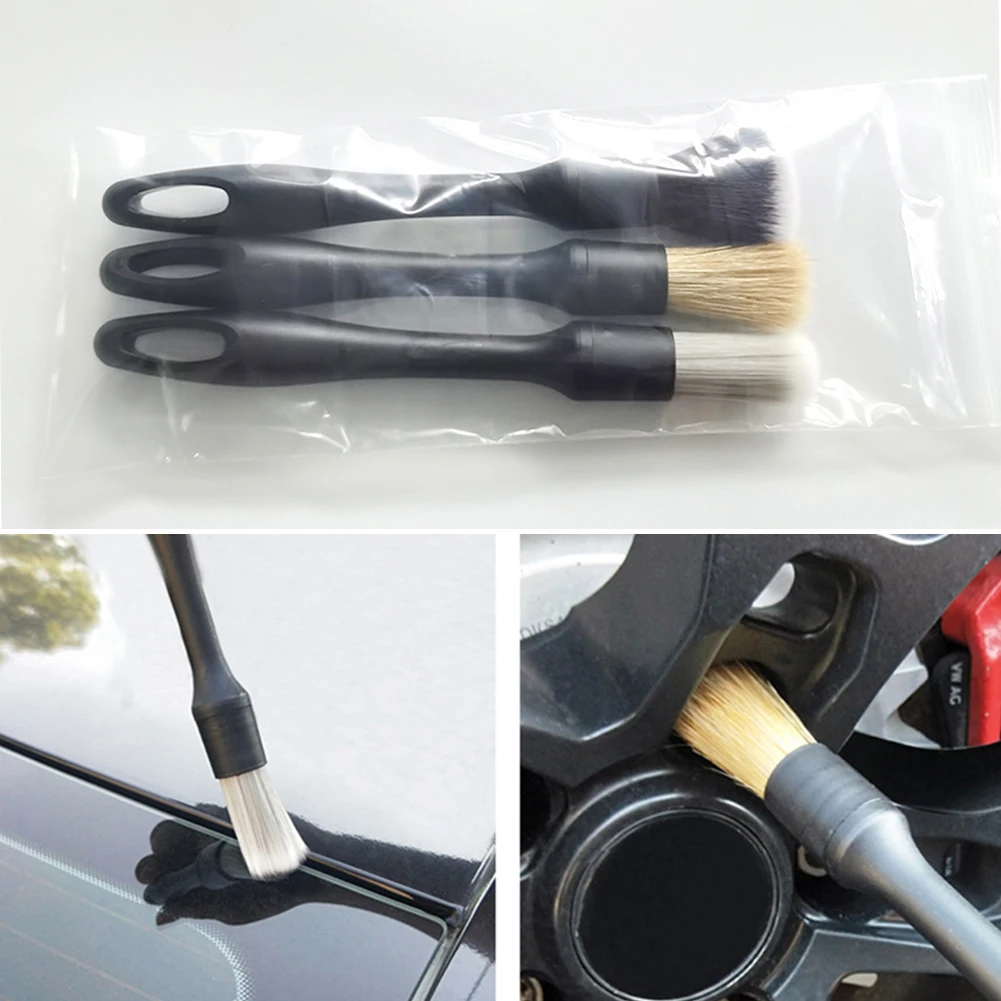 3pcs Car Detailing Brush Set Auto Wash Accessories For Tire Wheel Interior Air Conditioner Soft Bristle Hair Car Cleaning Tools
3pcs Car Detailing Brush Set Auto Wash Accessories For Tire Wheel Interior Air Conditioner Soft Bristle Hair Car Cleaning Tools