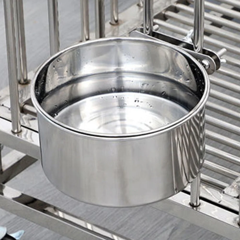 2pcs Stainless Steel Cat Bowl Hanging Puppy Bowl Household Kitten Food Bowl Cat Supply 
2pcs Stainless Steel Cat Bowl Hanging Puppy Bowl Household Kitten Food Bowl Cat Supply