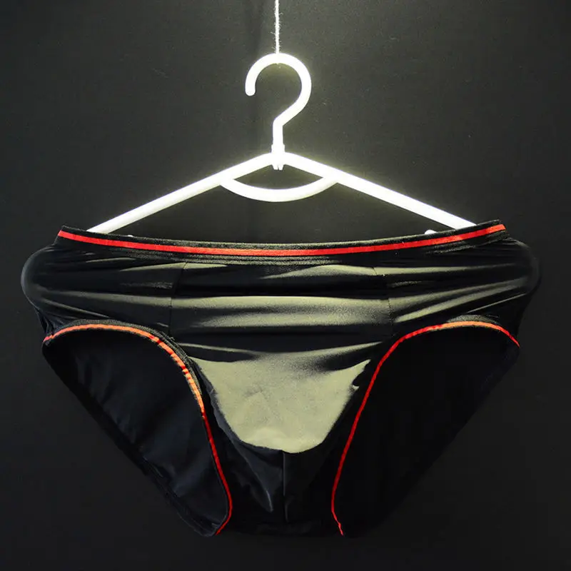 Men's ice silk briefs mid-waist thin border anti-leash sports transparent smooth breathable sweat-absorbing quick-drying travel
Men's ice silk briefs mid-waist thin border anti-leash sports transparent smooth breathable sweat-absorbing quick-drying travel