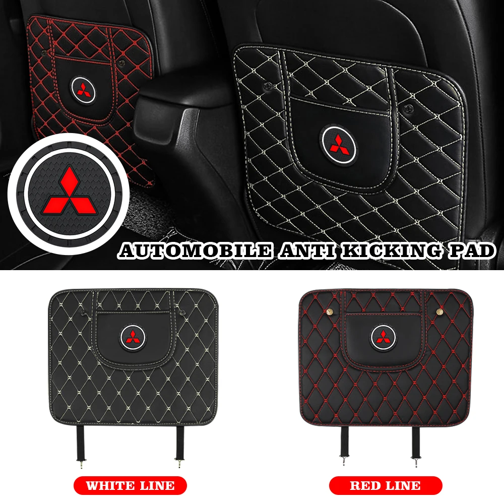 Leather Car Seat Anti-kick Mat Seat Back Cover Protector For Mitsubishi ASX Lancer EX Pajero Outlander L200 EVO Accessories
Leather Car Seat Anti-kick Mat Seat Back Cover Protector For Mitsubishi ASX Lancer EX Pajero Outlander L200 EVO Accessories