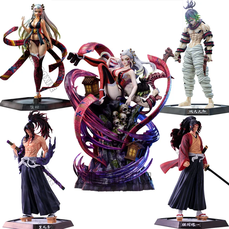 Kimetsu no Yaiba Douma/Daki Anime Figure Gyuutarou/Kokushibou Action Figure Demon Slayer Tsugikuni/Inosuke Figurine Model Toys
Kimetsu no Yaiba Douma/Daki Anime Figure Gyuutarou/Kokushibou Action Figure Demon Slayer Tsugikuni/Inosuke Figurine Model Toys