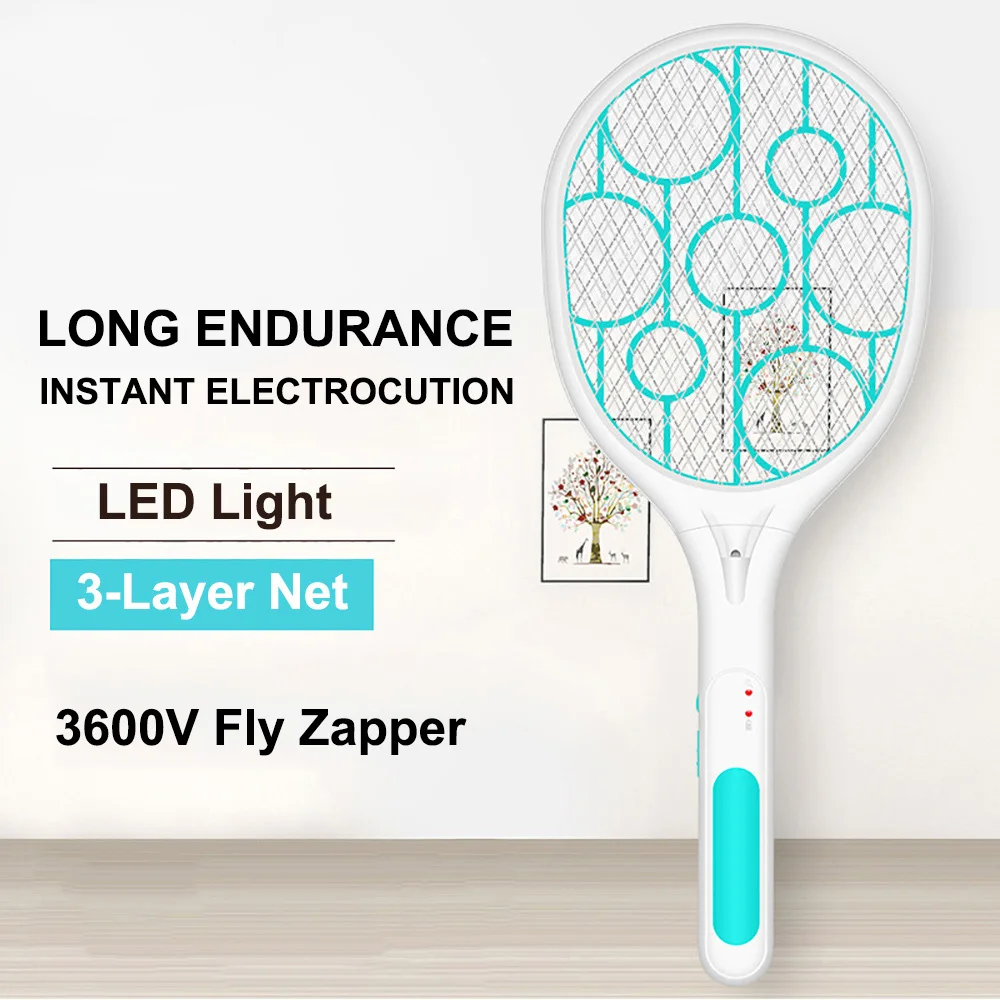

Mosquito Killer Summer Fly Swatter Mosquitos Repellent Electric Anti Insect Trap USB Recharge Mosquitoe Eliminator Bug Zapper