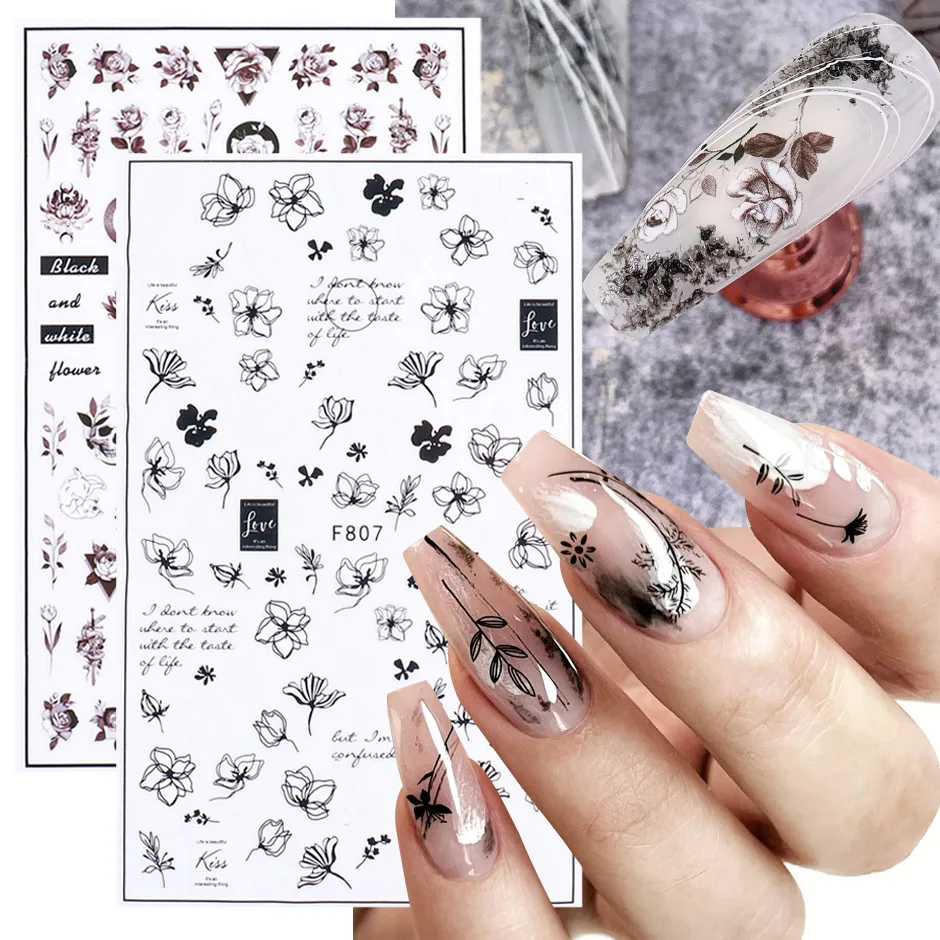 2022 nail stickers ins black broken flower nail stickers diablo series, valentine's day
2022 nail stickers ins black broken flower nail stickers diablo series, valentine's day