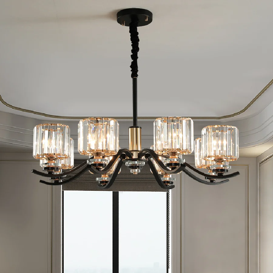 Modern luxury led crystal chandelier villa living room bedroom dining high-end chandelier home indoor lighting decoration lamps
Modern luxury led crystal chandelier villa living room bedroom dining high-end chandelier home indoor lighting decoration lamps