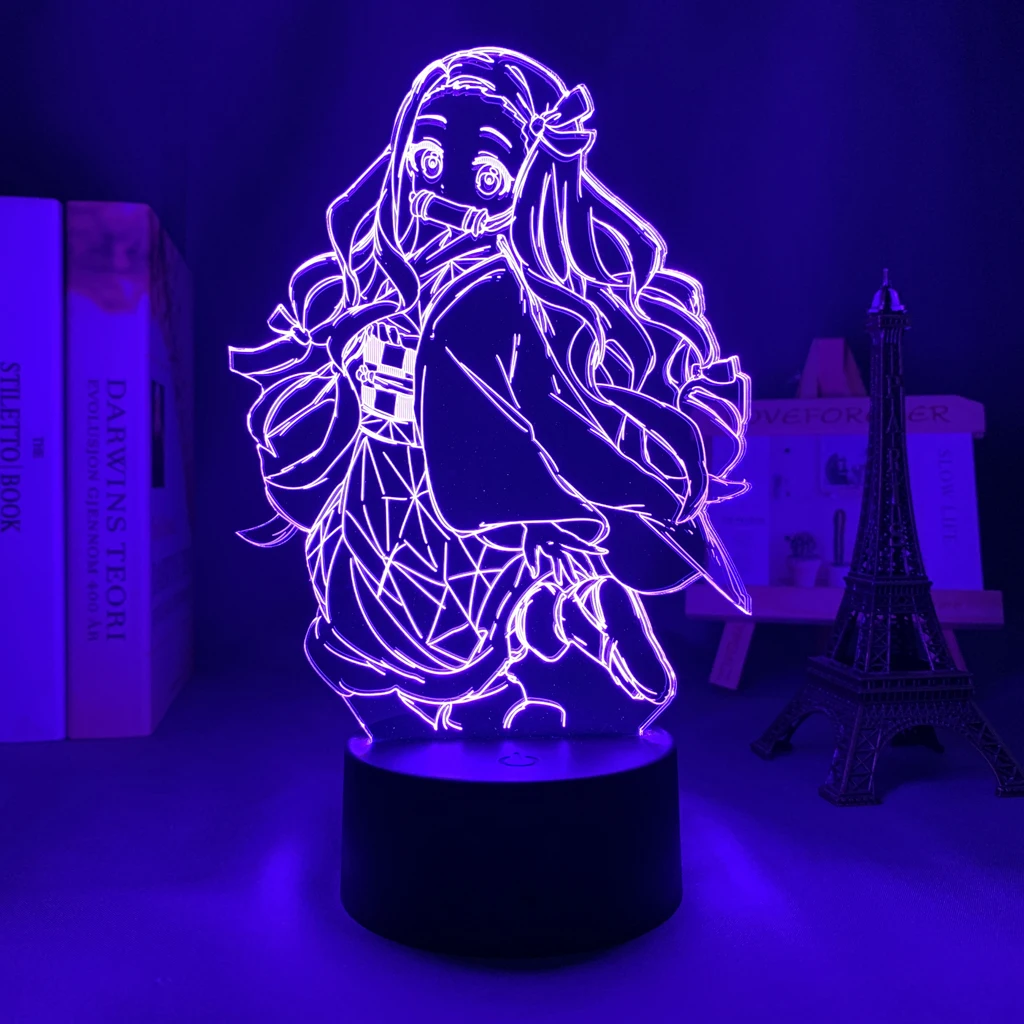 Anime Led Light Kimetsu No Yaiba Nezuko Kamado for Bedroom Decoration Night Light Gift Manga 3d Lamp Demon Slayer Room Decor
Anime Led Light Kimetsu No Yaiba Nezuko Kamado for Bedroom Decoration Night Light Gift Manga 3d Lamp Demon Slayer Room Decor