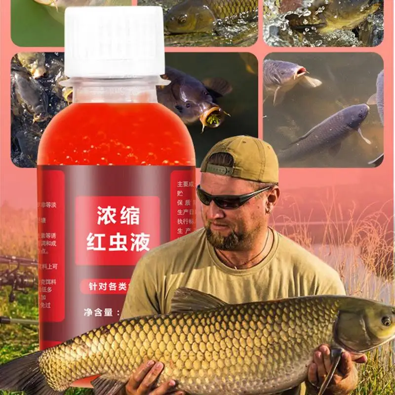 100ml Strong Fish Attractant Concentrated Red Worm Liquid Fish Attractant Concentrated Red Worm Liquid Fish Bait Additive
100ml Strong Fish Attractant Concentrated Red Worm Liquid Fish Attractant Concentrated Red Worm Liquid Fish Bait Additive