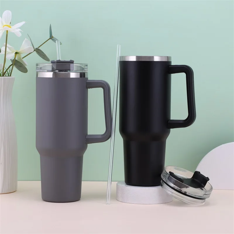 40oz Tumbler Mug with Handle Leak-proof Lid and Straw Insulated Coffee Mug Stainless Steel Travel Mug Keeps Hot for 10 Hours
40oz Tumbler Mug with Handle Leak-proof Lid and Straw Insulated Coffee Mug Stainless Steel Travel Mug Keeps Hot for 10 Hours