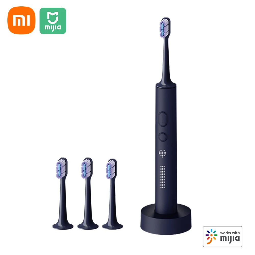 XIAOMI MIJIA T700 Electric Toothbrush IPX7 Waterproof Rechargeable Sonic Toothbrush w/ 2 Brush Heads Smart Whitening Toothbrush
XIAOMI MIJIA T700 Electric Toothbrush IPX7 Waterproof Rechargeable Sonic Toothbrush w/ 2 Brush Heads Smart Whitening Toothbrush