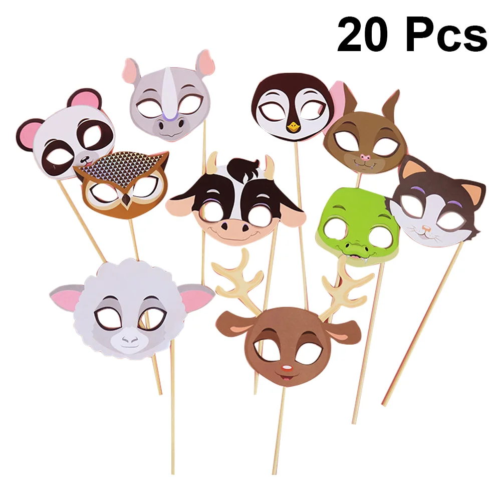 20PCS Birthday Party Photo Props Cartoon Animal Mask Photo Props Funny Mask Photo Props Party Decorative Supplies for Home
20PCS Birthday Party Photo Props Cartoon Animal Mask Photo Props Funny Mask Photo Props Party Decorative Supplies for Home