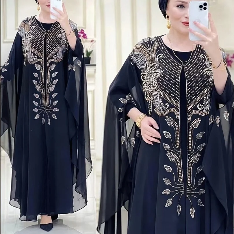 Женское платье в африканском стиле, шифоновое платье Boubou, Анкара, Дашики, комплект из 2 предметов, наряды Дубай, кафтан, абайя, женское платье ...
Женское платье в африканском стиле, шифоновое платье Boubou, Анкара, Дашики, комплект из 2 предметов, наряды Дубай, кафтан, абайя, женское платье ...