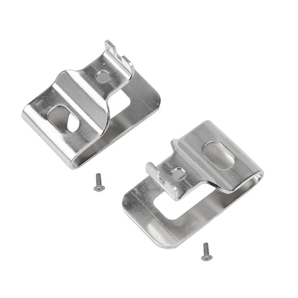 Power Tool Parts 2pcs Belt Clip Hooks With Screws Steel Silver For 18V 20V Drill Driver N268241 N169778 DCD980 Electric Supplier
Power Tool Parts 2pcs Belt Clip Hooks With Screws Steel Silver For 18V 20V Drill Driver N268241 N169778 DCD980 Electric Supplier