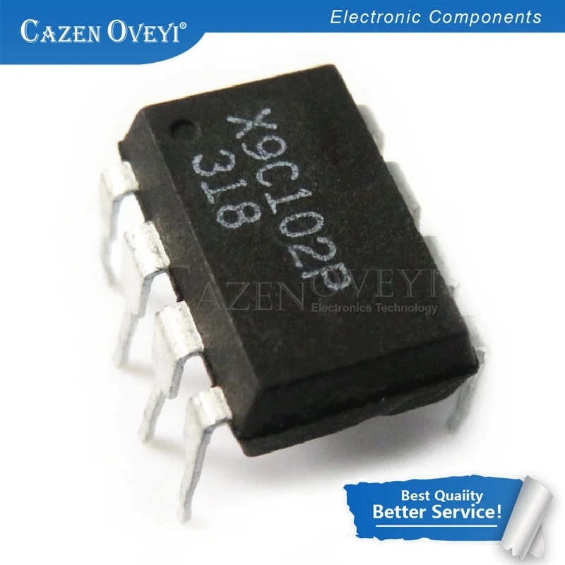 2 шт./лот X9C102PIZ X9C102PZI X9C102P X9C102 DIP-8 новый оригинальный в наличии
