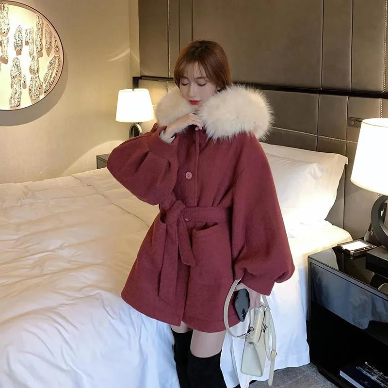 2022 Autumn And Winter New Korean Version All-match Cotton Coat Fur Collar Hooded Small Thickened Medium And Long Woolen Coat
2022 Autumn And Winter New Korean Version All-match Cotton Coat Fur Collar Hooded Small Thickened Medium And Long Woolen Coat