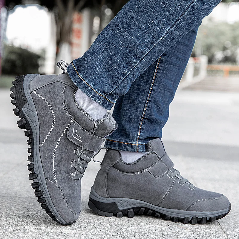 Men's Winter Fur Boots Warm Suede Snow Ankle Boots Casual Work Shoes Sports Shoes Rubber Ankle Boots Wild Martin Boots
Men's Winter Fur Boots Warm Suede Snow Ankle Boots Casual Work Shoes Sports Shoes Rubber Ankle Boots Wild Martin Boots