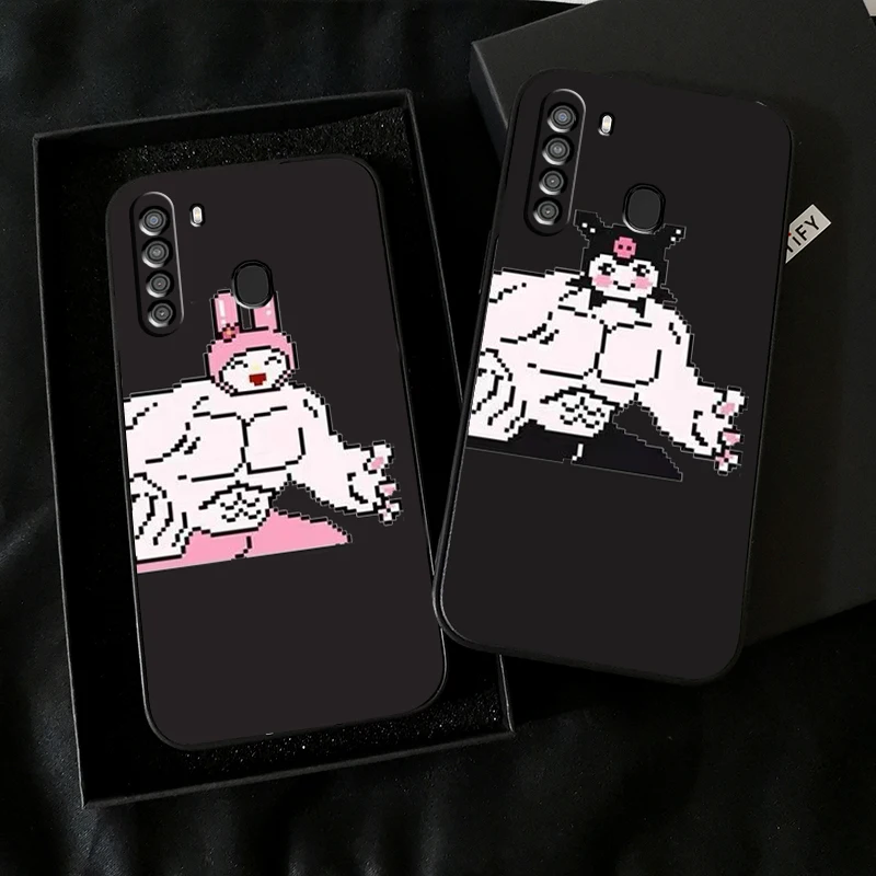 

Hello Kitty TAKARA TOMY Phone Case For Samsung Galaxy A01 A02 A10 A10S A20 A22 A31 4G 5G Black Back Silicone Cover Carcasa