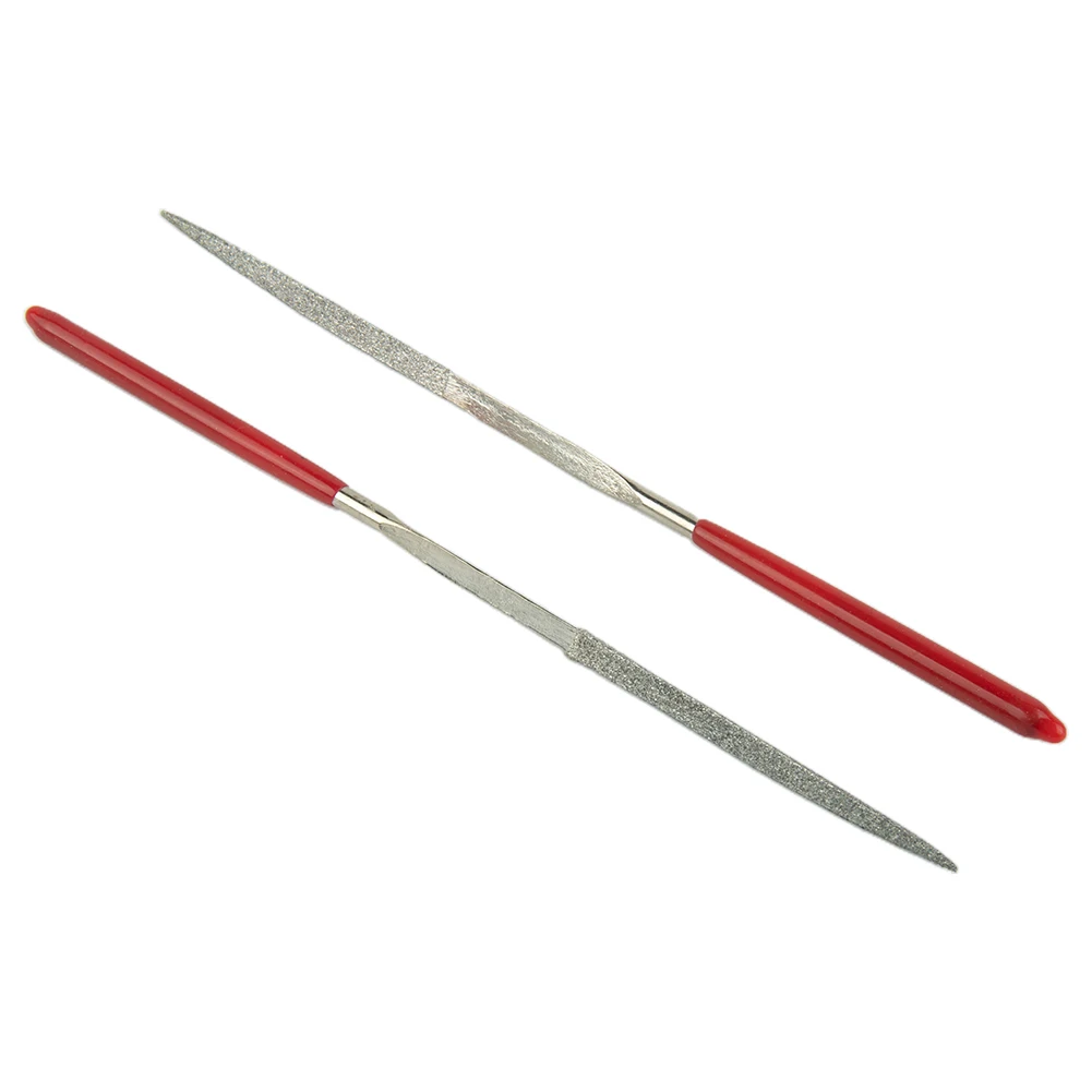 2pcs Diamond Files Kit 3x140mm Triangular Diamond Needle File Grinding For Steel Stone Metal Wood Diamond Files Set
2pcs Diamond Files Kit 3x140mm Triangular Diamond Needle File Grinding For Steel Stone Metal Wood Diamond Files Set