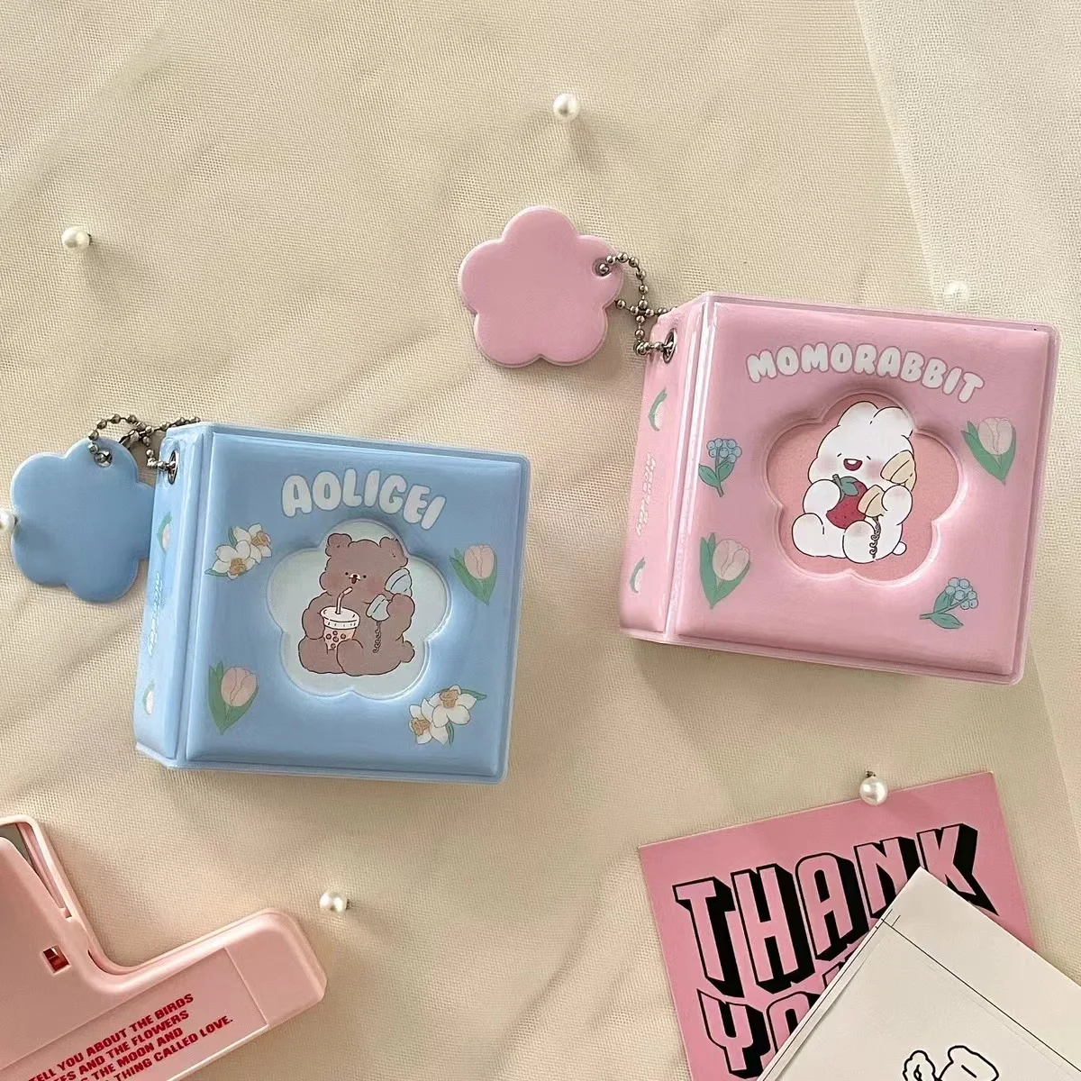 Cute Rabbit tulip Kpop Photocards Holder Idol Photo Case photo album 5x5 square card Storage book Binder Name Card 32 Pockets
Cute Rabbit tulip Kpop Photocards Holder Idol Photo Case photo album 5x5 square card Storage book Binder Name Card 32 Pockets