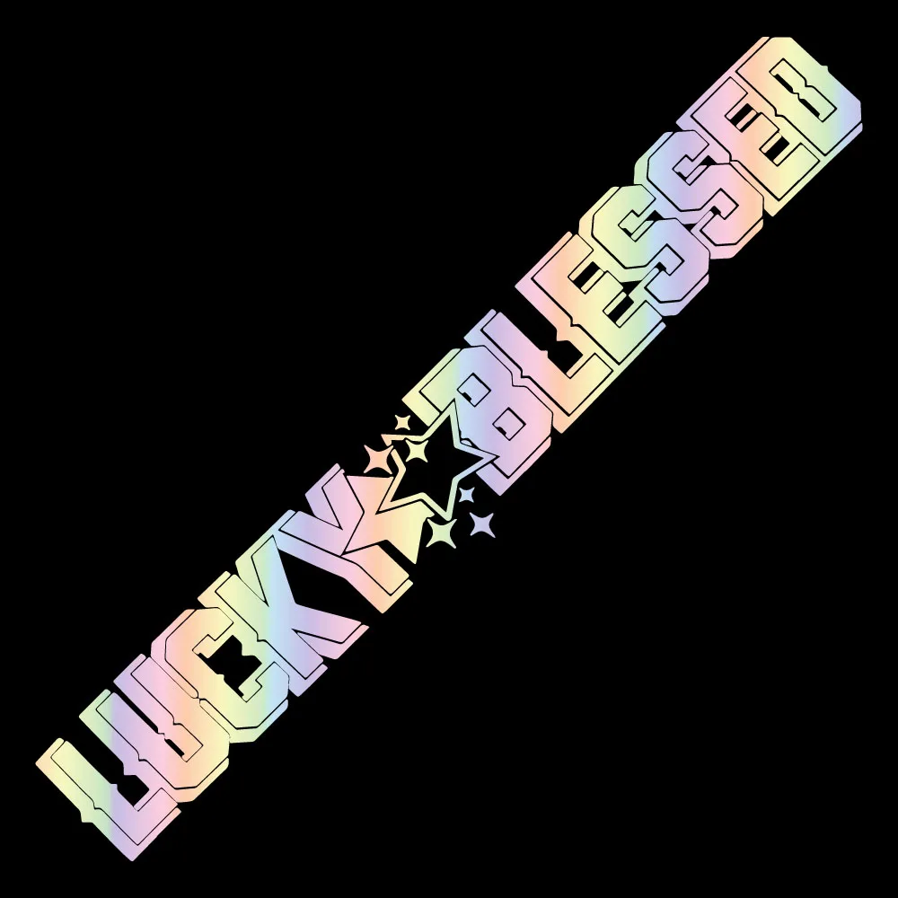 JDM Car Sticker "LUCK BLESSED" Text Vinyl Decals Auto Exterior Decoration Accessories Waterproof Windshield Stickers and Decals
JDM Car Sticker "LUCK BLESSED" Text Vinyl Decals Auto Exterior Decoration Accessories Waterproof Windshield Stickers and Decals