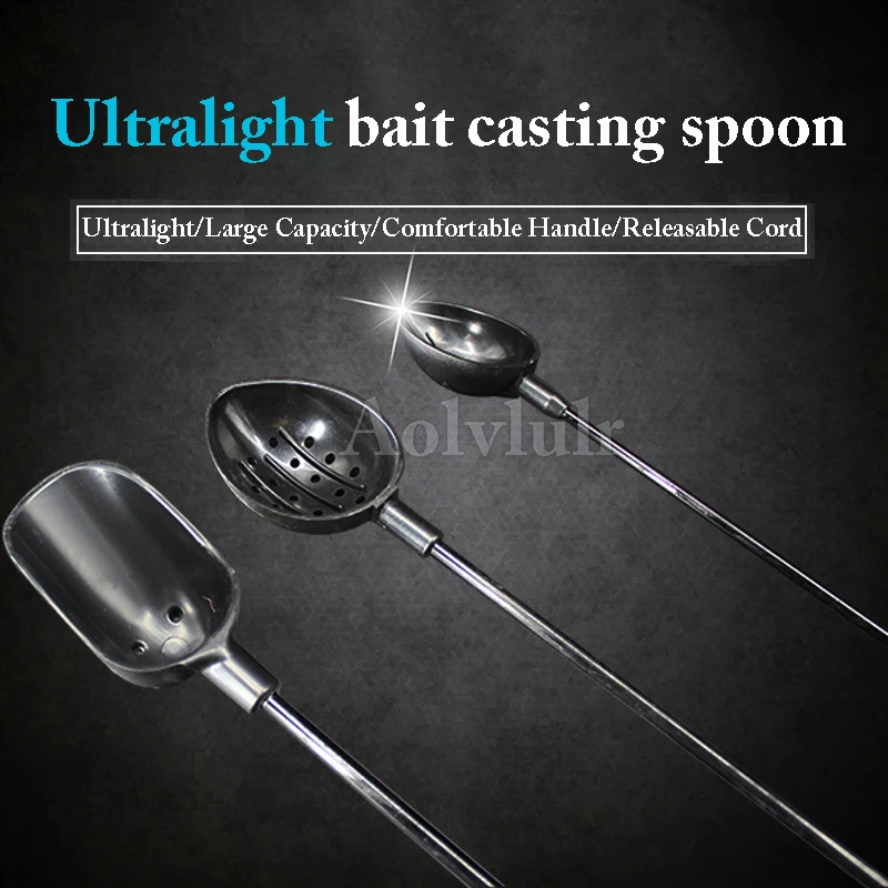 

Fishing Bait Throwing Spoons Non-Stick Bait Scoop Casting Scoop Long Throw Fishing Tackle Long-Range Nesting Device Tools