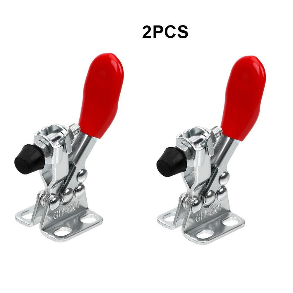 2PCS Holding Capacity Push Pull Toggle Clamp Set GH-201 Horizontal Toggle Clamp Clip Quick Release Toggle Clamps Hand Clip Tool
2PCS Holding Capacity Push Pull Toggle Clamp Set GH-201 Horizontal Toggle Clamp Clip Quick Release Toggle Clamps Hand Clip Tool