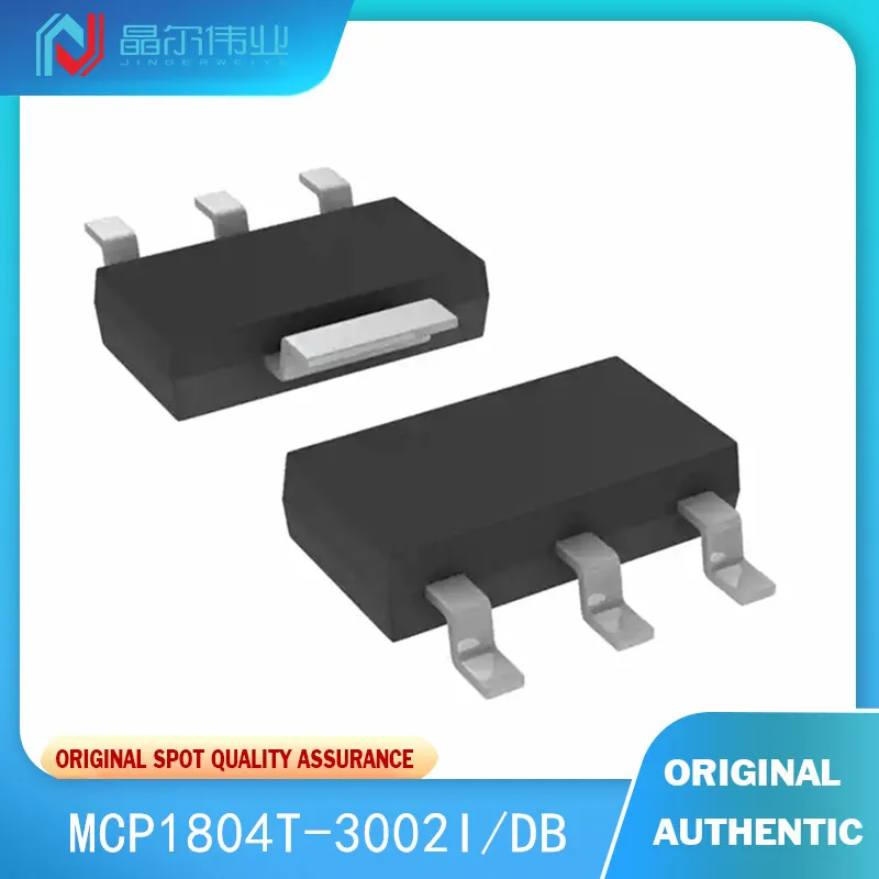 

10PCS 100% New Original MCP1804T-3002I/DB Linear Voltage Regulator IC Positive Fixed 1 Output 150mA SOT-223-3