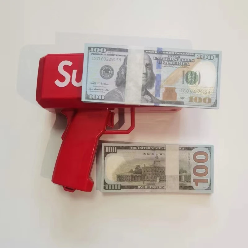 Игрушечный пистолет для денег, забавный пистолет для банкнот на открытом воздухе, игрушки для стрельбы наличными, дозатор для денег на день ... 
Игрушечный пистолет для денег, забавный пистолет для банкнот на открытом воздухе, игрушки для стрельбы наличными, дозатор для денег на день ...