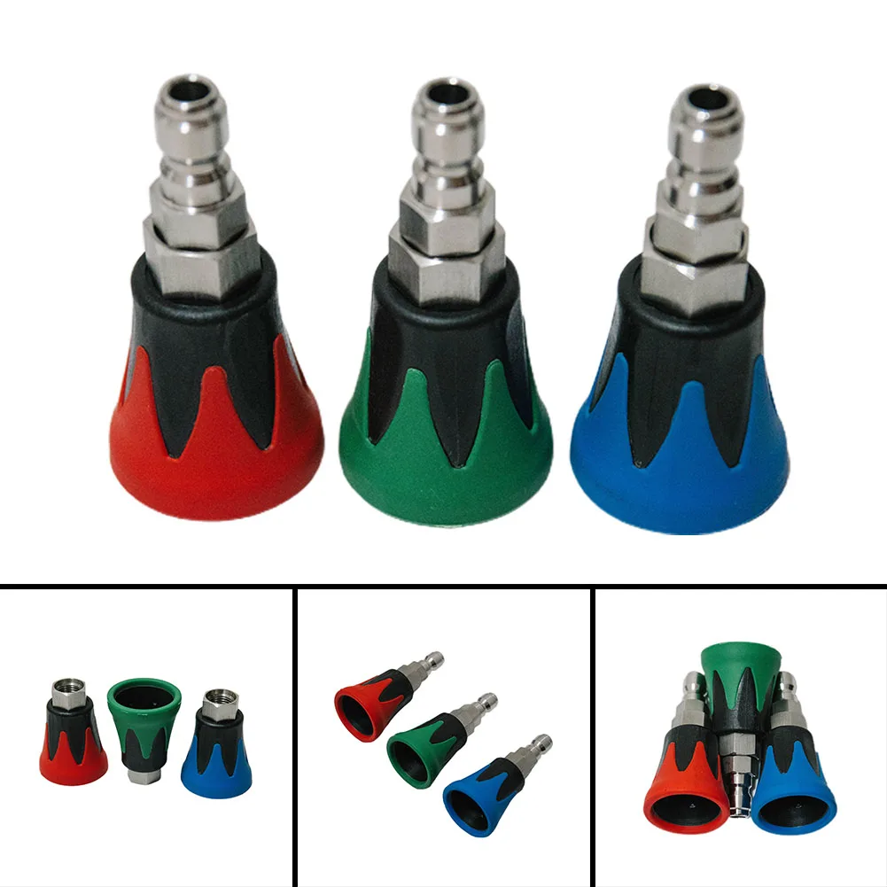 High Pressure Cleaning Machine Nozzle 0 ° 25 ° 40 °degrees Quick Connector Hose Adjustable Pressure Washer Garden Sprinkler
High Pressure Cleaning Machine Nozzle 0 ° 25 ° 40 °degrees Quick Connector Hose Adjustable Pressure Washer Garden Sprinkler