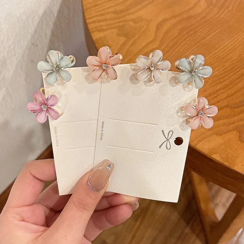 5pcs New Fashion Bangs Catch Clip Crystal Flower Side Hairpin Crab Claw Mini Temperament Top Clip Hair Accessory
5pcs New Fashion Bangs Catch Clip Crystal Flower Side Hairpin Crab Claw Mini Temperament Top Clip Hair Accessory