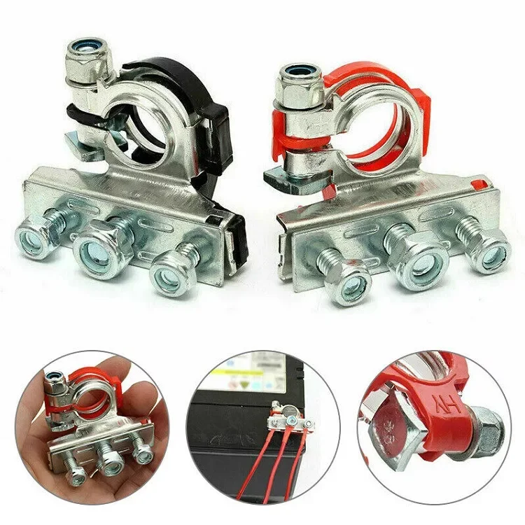 12V 24V Automotive Car Top Post Battery Terminals Wire Cable Clamp Terminal Connectors Car accessories
12V 24V Automotive Car Top Post Battery Terminals Wire Cable Clamp Terminal Connectors Car accessories