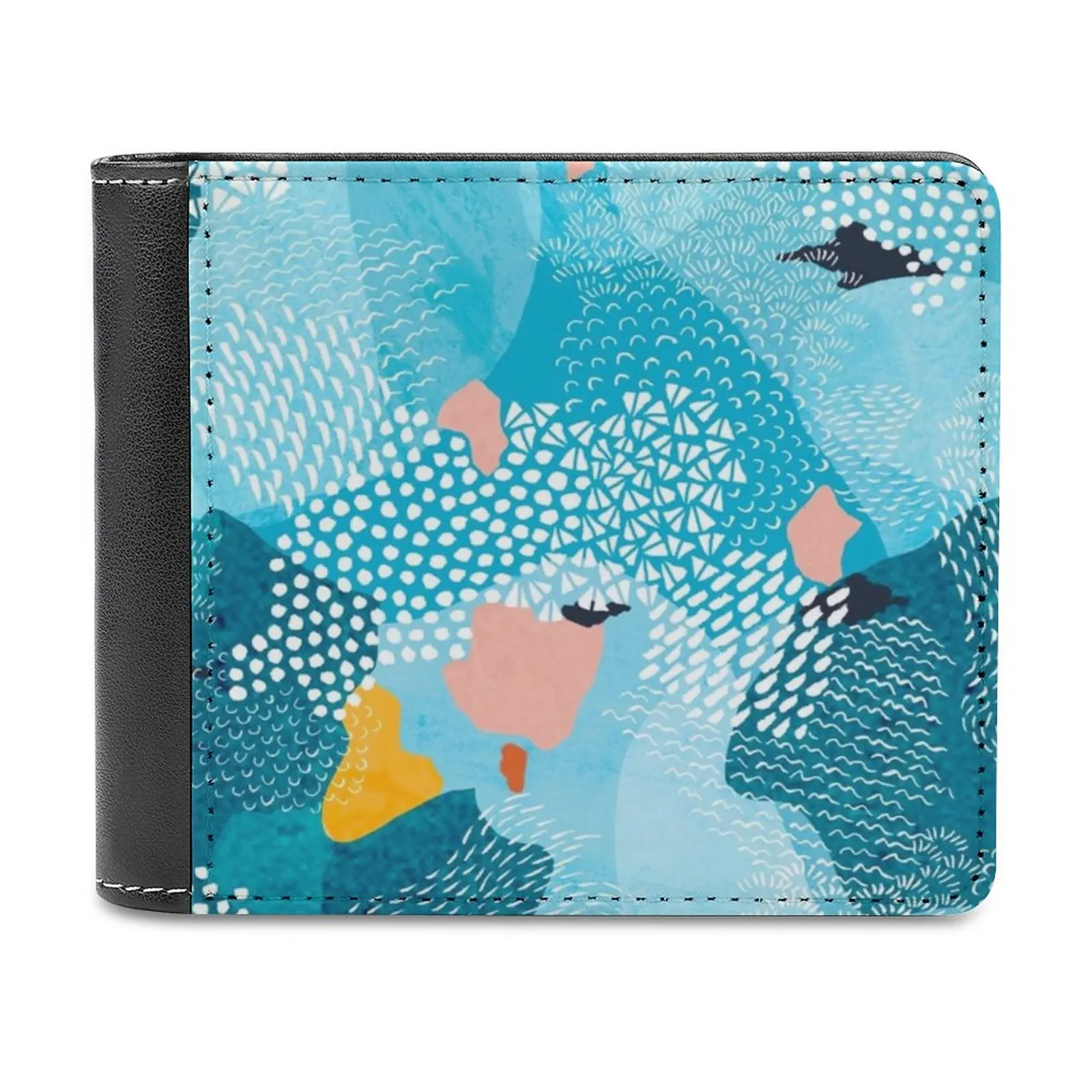 Calm Leather Wallet Men's Wallet Purse Money Clips Ink Abstract Shapes Ocean Sea Water Holiday Vacation Pattern Personalized
Calm Leather Wallet Men's Wallet Purse Money Clips Ink Abstract Shapes Ocean Sea Water Holiday Vacation Pattern Personalized