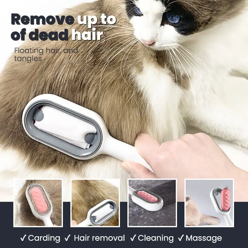 Small Animal Massage Brush Cat Hair Brushing Tool 4 in 1 Universal Pet Knots Remover Pet Dog Grooming Comb
Small Animal Massage Brush Cat Hair Brushing Tool 4 in 1 Universal Pet Knots Remover Pet Dog Grooming Comb