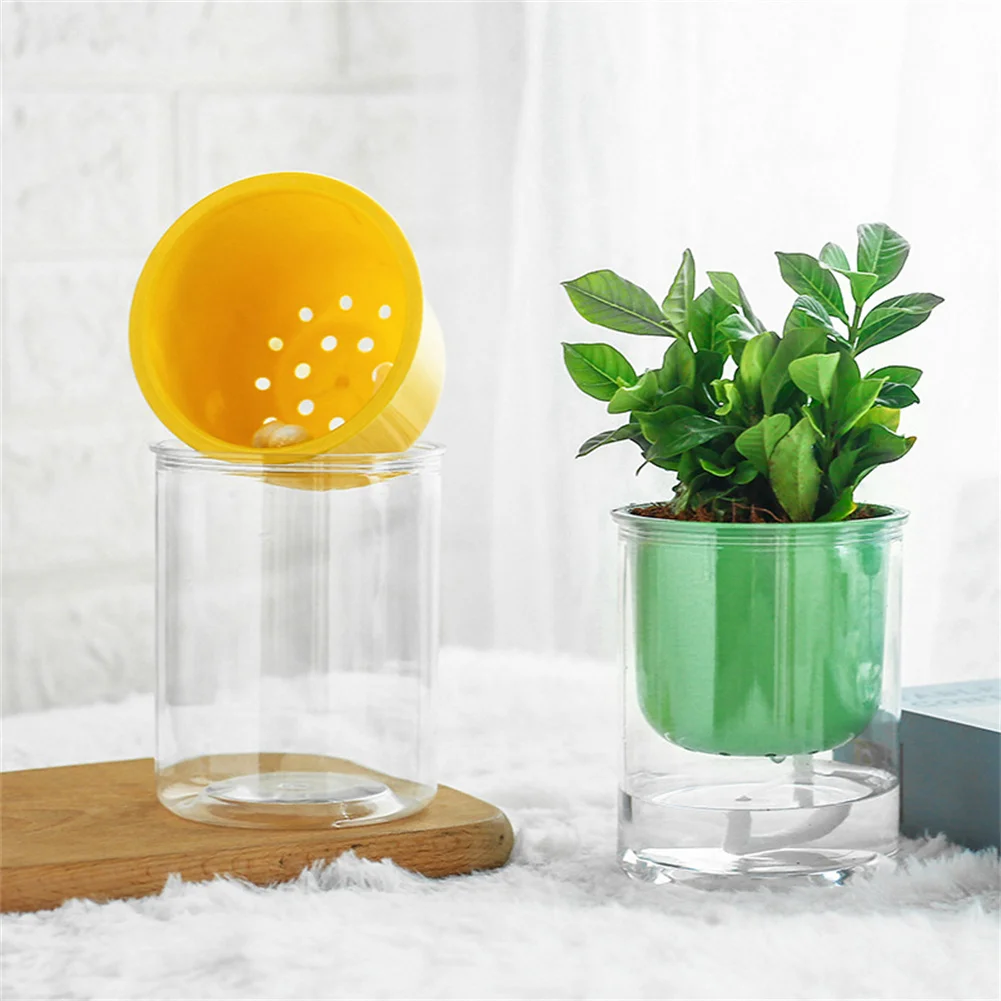 【Big Sale】1PC Flower Pot Macaron Color Transparent Double Layer Plastic Self Watering Flowerpot Watering Small Plant
【Big Sale】1PC Flower Pot Macaron Color Transparent Double Layer Plastic Self Watering Flowerpot Watering Small Plant