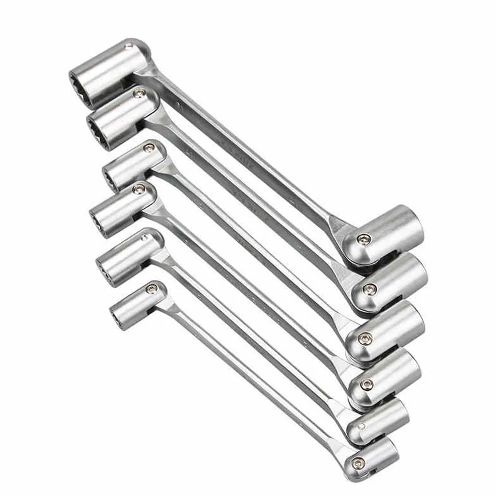 Socket Wrench Double Head Folding Star Flexible Socket-end Chrome Plated 8×9/10×11/12×13/14×15/16×17/18×19mm 180° Hand Tools
Socket Wrench Double Head Folding Star Flexible Socket-end Chrome Plated 8×9/10×11/12×13/14×15/16×17/18×19mm 180° Hand Tools