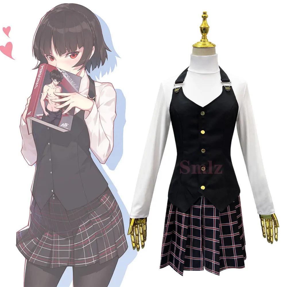 Костюм для косплея Persona 5 Queen Makoto Niijima, женский костюм для косплея, школьная форма, костюм для Хэллоуина, карнавала Вечерние
Костюм для косплея Persona 5 Queen Makoto Niijima, женский костюм для косплея, школьная форма, костюм для Хэллоуина, карнавала Вечерние