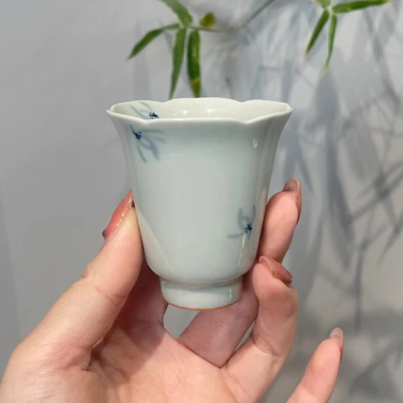 Antique Pure Hand-painted Orchid Fragrance Cup, Single Creative Tea Cup, Ceramic Chinese Kung Fu Tea Set, Single Cup
Antique Pure Hand-painted Orchid Fragrance Cup, Single Creative Tea Cup, Ceramic Chinese Kung Fu Tea Set, Single Cup