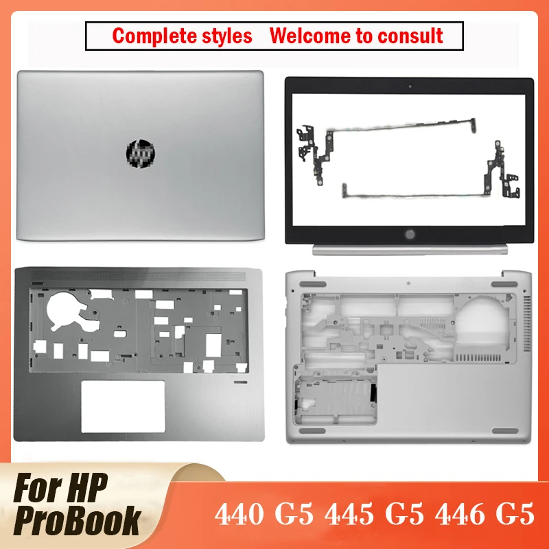 NEW For HP Probook 440 G5 445 G5 446 G5 Laptop LCD Back Cover/Front Bezel/Hinges/Palmrest/Bottom Case Top Back Case Silver
NEW For HP Probook 440 G5 445 G5 446 G5 Laptop LCD Back Cover/Front Bezel/Hinges/Palmrest/Bottom Case Top Back Case Silver