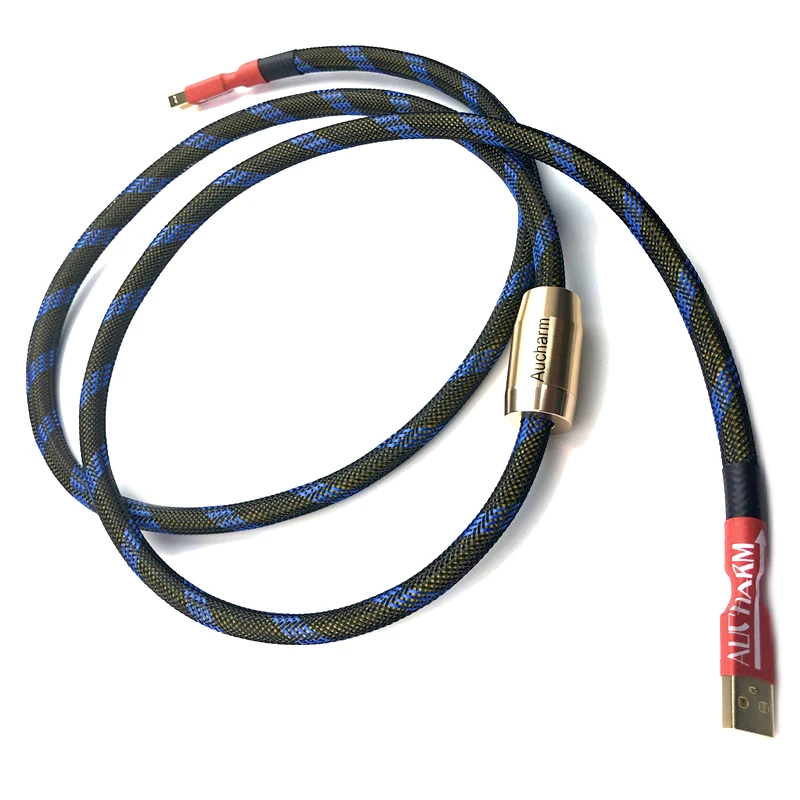 HiFi Aucharm медный посеребренный USB аудио цифровой кабель 1 5 м | Электроника