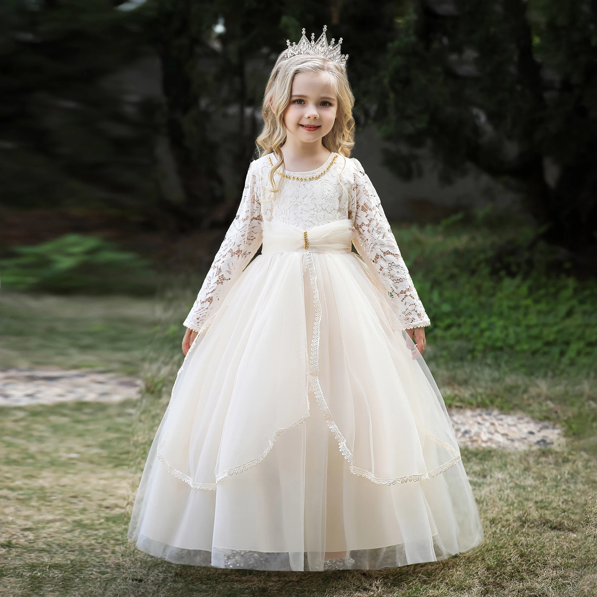 Элегантное детское вечернее платье с длинным рукавом и цветами для девочек, детская одежда, белое свадебное платье для подружки невесты, пл...
Элегантное детское вечернее платье с длинным рукавом и цветами для девочек, детская одежда, белое свадебное платье для подружки невесты, пл...