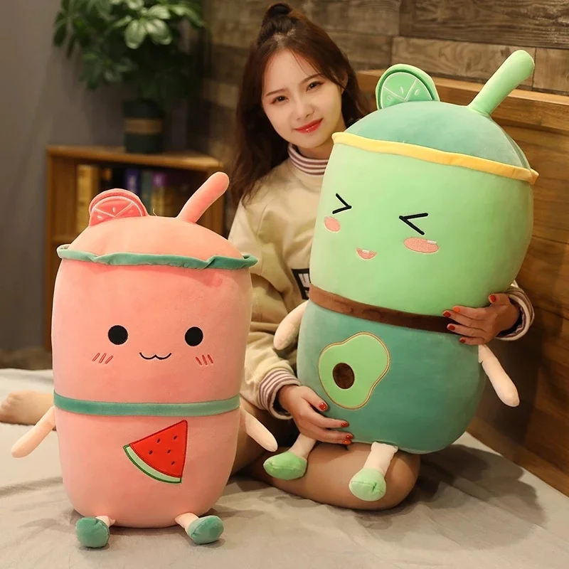 Cute 70/80cm Cartoon Fruit Bubble Tea Cup Shaped Pillow with Strawberry Orange Watermelon Stuffed Soft Back Cushion
Cute 70/80cm Cartoon Fruit Bubble Tea Cup Shaped Pillow with Strawberry Orange Watermelon Stuffed Soft Back Cushion