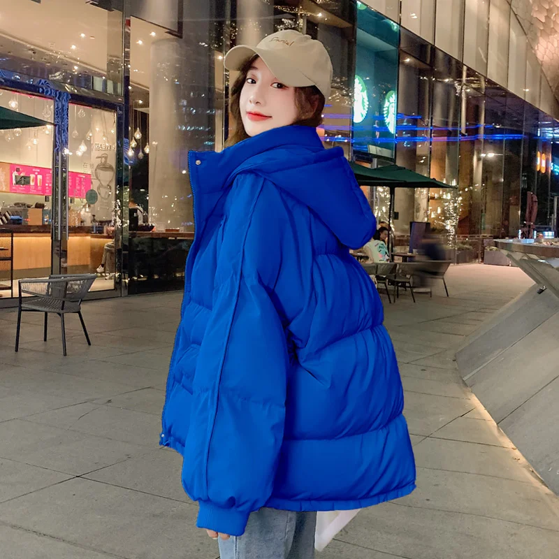 Thickened Gray Bread Short Down Cotton Coat Women's Korean Version Loose Autumn Winter Jackets Coat 2022 Woman New Feather
Thickened Gray Bread Short Down Cotton Coat Women's Korean Version Loose Autumn Winter Jackets Coat 2022 Woman New Feather