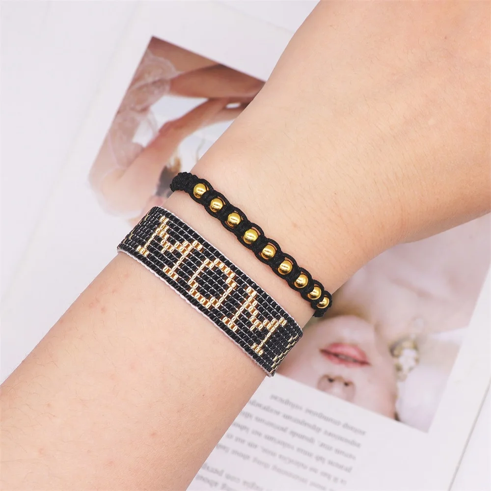 Женский браслет с бусинами BLUESTAR Miyuki, браслет с подвесками «мама», регулируемая длина, роскошная бижутерия, подарок для мамы, модные украшения
Женский браслет с бусинами BLUESTAR Miyuki, браслет с подвесками «мама», регулируемая длина, роскошная бижутерия, подарок для мамы, модные украшения