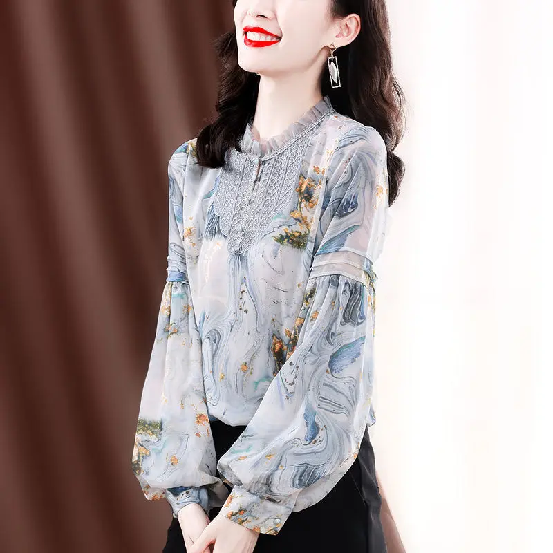 2022 Fashion Woman Blouses Print Blouse Shirt Femininas Office Women Long Sleeve Ladies All-match Fashion Tops Blusas Mujer K06
2022 Fashion Woman Blouses Print Blouse Shirt Femininas Office Women Long Sleeve Ladies All-match Fashion Tops Blusas Mujer K06